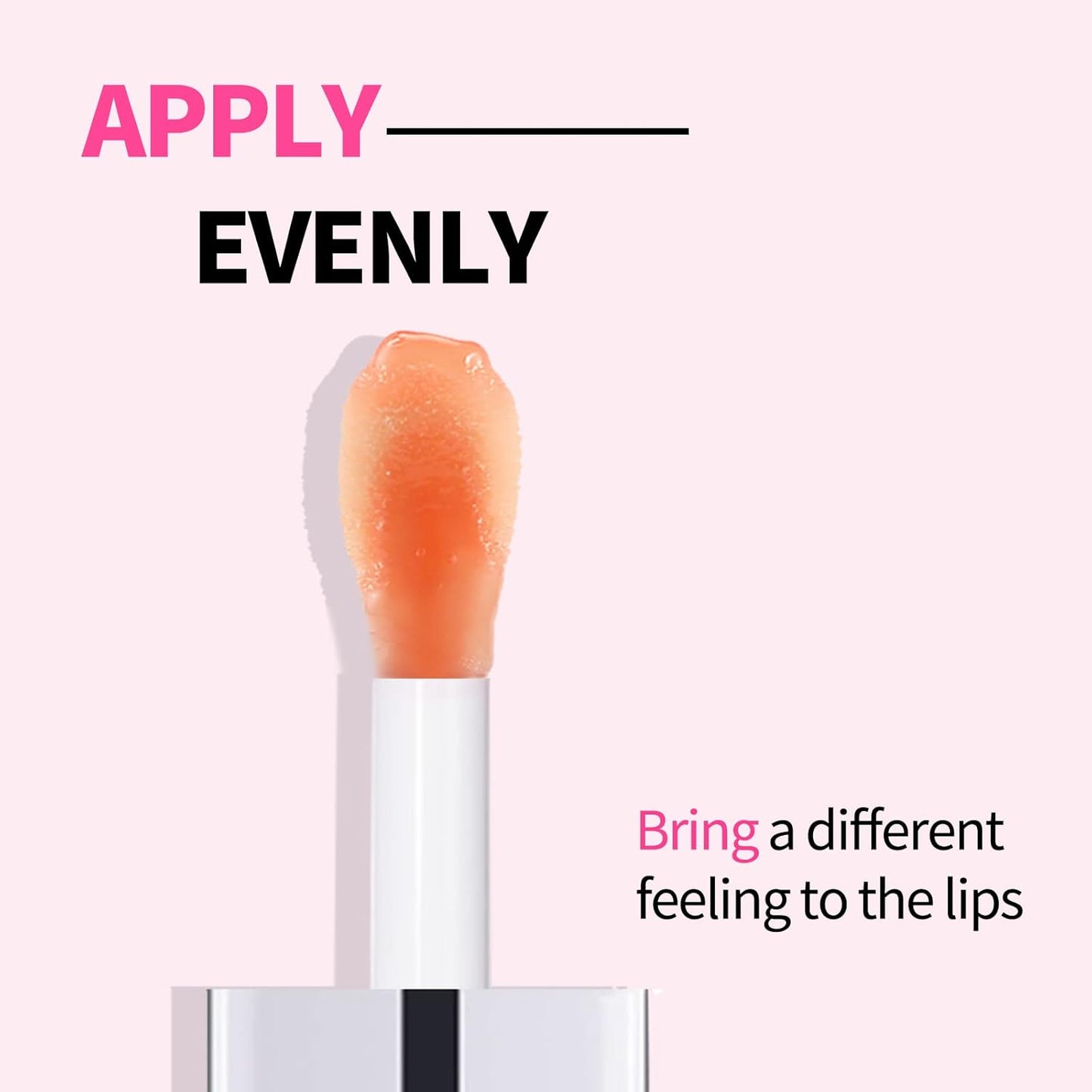 Boobeen Hydrating Lip Oil, Clear Lip Gloss Plumper, Lip Balm for Dry Cracked Lips,Long Lasting Lip Moisturizer Oil for Smoother Lip