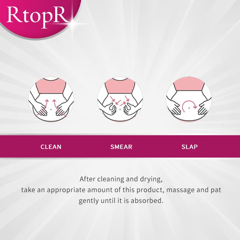 RtopR Mango Stretch Mark Cream for Pregnancy, Stretch Mark Repair Cream, Fade Line, Moisturizing and Non-Greasy, Safe to Use When Pregnant