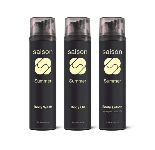 Saison® Summer Body Collection Gift Set | Organic, Natural, Vegan & Cruelty Free Beauty